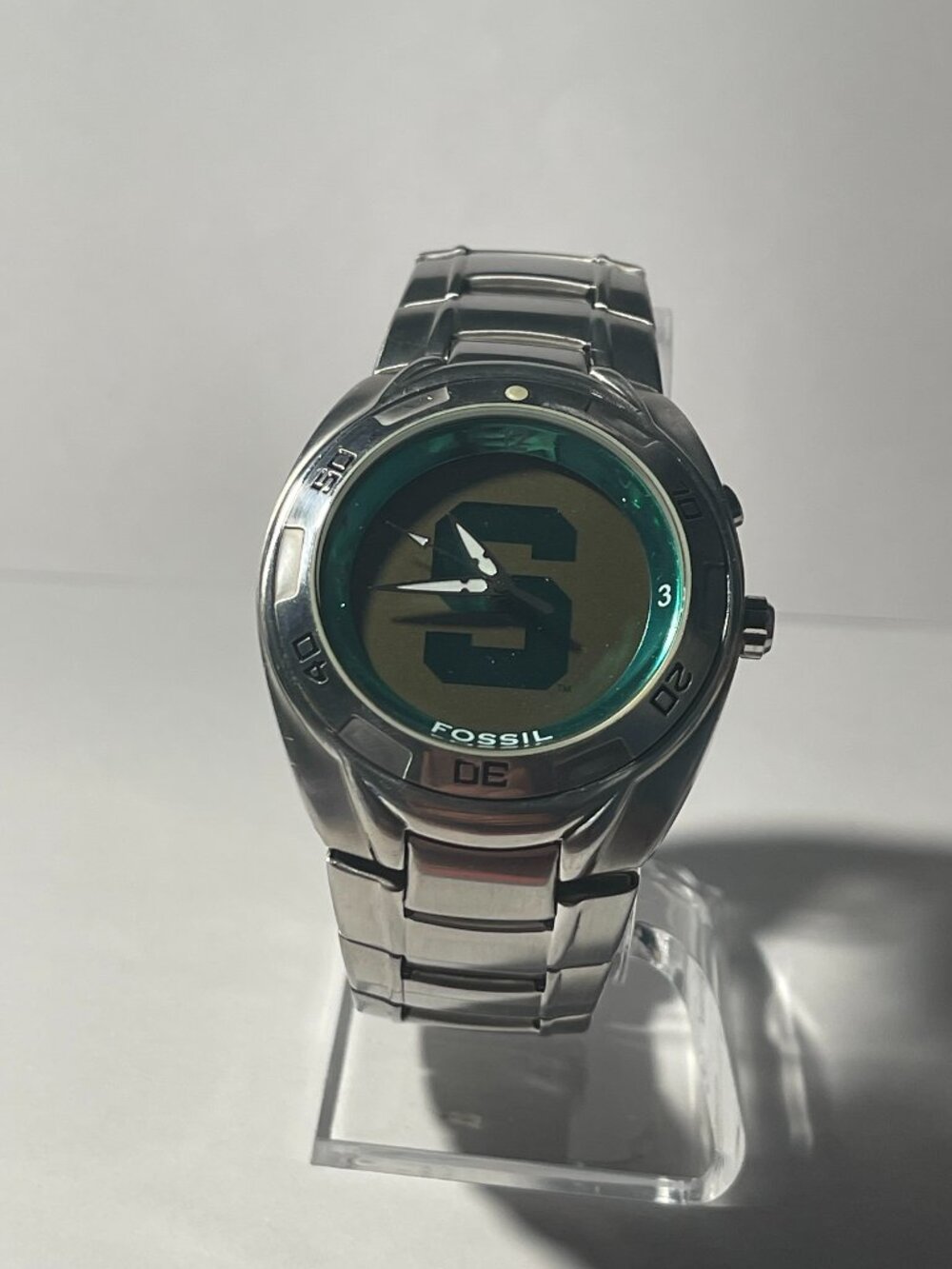 Michigan State Spartans NCAA Stainless-Steel Kaleido Watch by Fossil NEW (RARE)